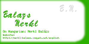 balazs merkl business card